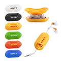 Travel Peanut Shaped Pocket Sized TPR Wire, Cord and Cable Earphone Organiz